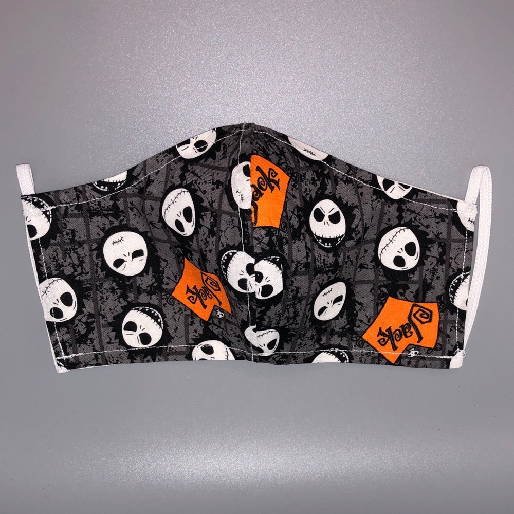 Jack skellington nightmare fabric face mask